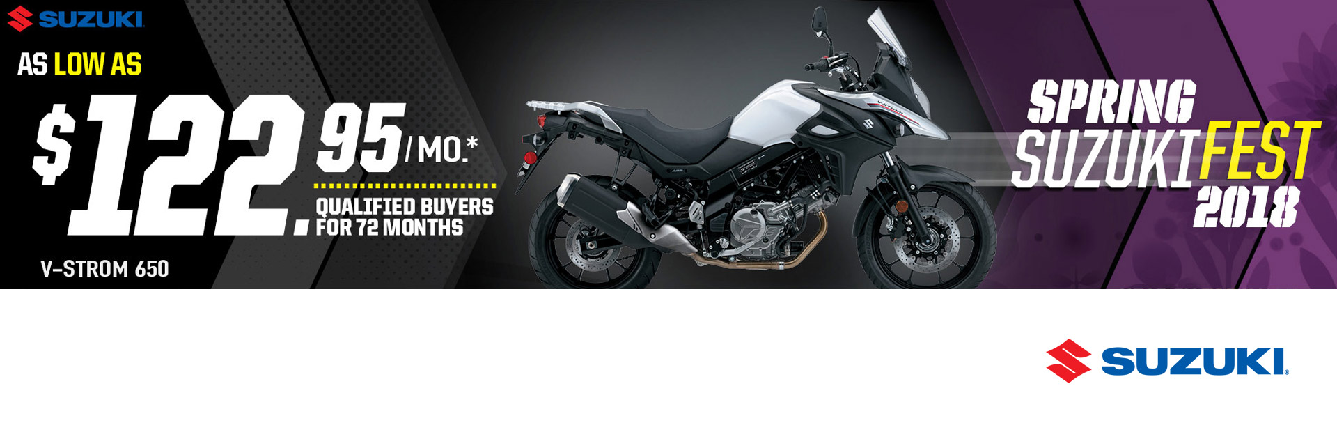 Suzuki: Spring SuzukiFest Promo - V-Strom 650